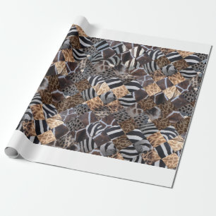 Papel de embrulho animal do impressão