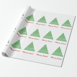 Papel de embrulho - Árvore de Natal Alegre