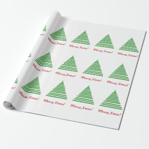 Papel de embrulho - Árvore de Natal Alegre