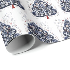 Papel de embrulho - Árvore de Natal Escandinava