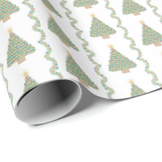 Papel de embrulho Árvores e galhos de conchas de v