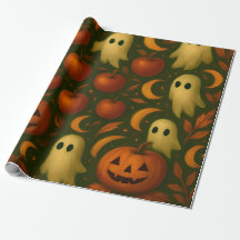 🎃 Papel de embrulho Assustador de Outono – Fantas