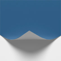 Papel de embrulho azul clássico fosco