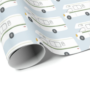 Papel de embrulho azul para autohome