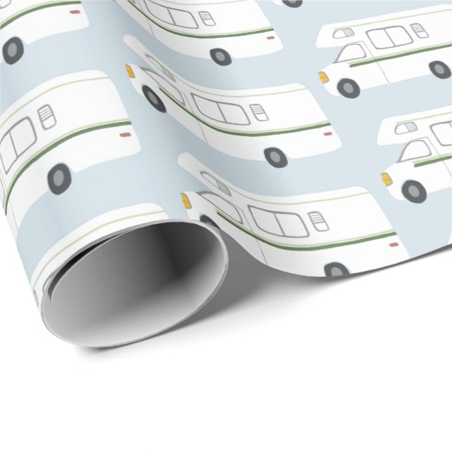 Papel de embrulho azul para autohome (Ponta do rolo)