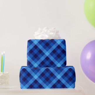 Papel de embrulho azul para retrô-oceano