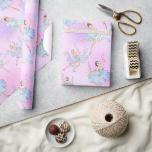 Papel de embrulho Bailarinas Elegantes