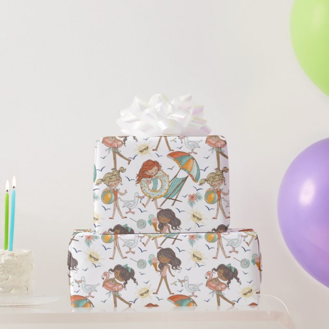 Papel de embrulho Belezas de banho (Presentes para festas)