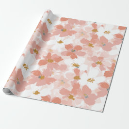 Papel de embrulho Blush Bloom Spring