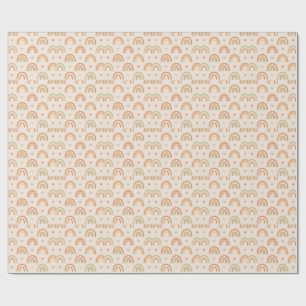 Papel de embrulho Boho Arco-íris
