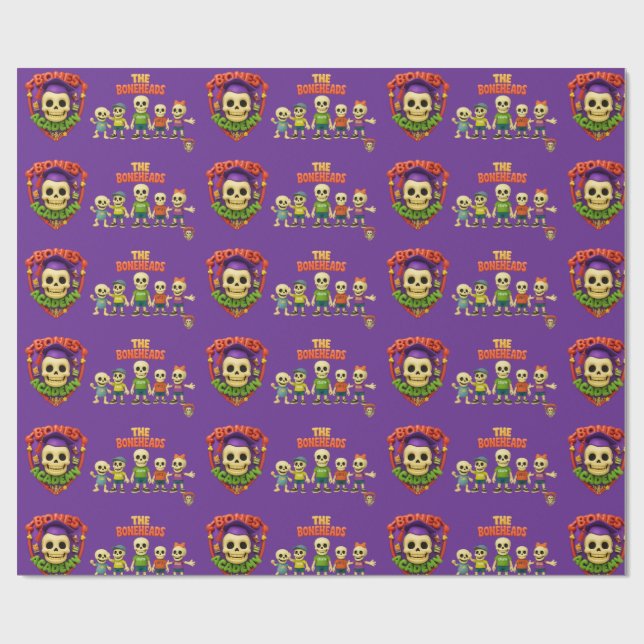 Papel de embrulho Bones Academy™ (Aberto)