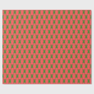 Papel de embrulho Boricua Coqui Natal