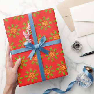 Papel de embrulho Boricua Coqui Sol Natal