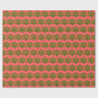 Papel de embrulho Boricua Sol Verde Natal
