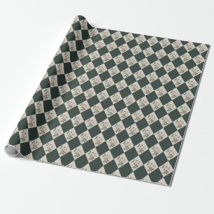 Papel de embrulho botânico Narciso Diamante Invern