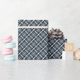 Papel de embrulho Box Weave (Smoked Coastal)