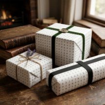 Papel de embrulho branco com símbolo rúnico