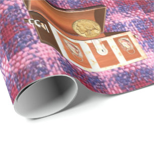 Papel de embrulho brilhante