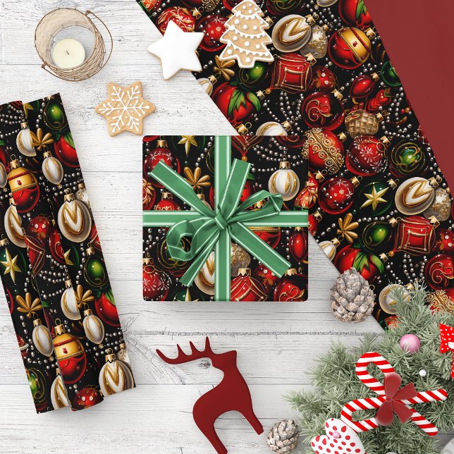 Papel de embrulho brilhante de Natal (Criador carregado)