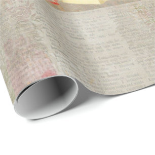 Papel de embrulho brilhante Paris França