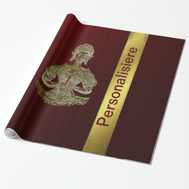 papel de embrulho budista (Desenrolado)