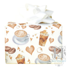 Papel de embrulho Cappuccino