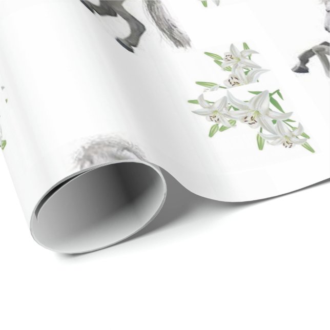 Papel de embrulho Cavalo Branco (Ponta do rolo)