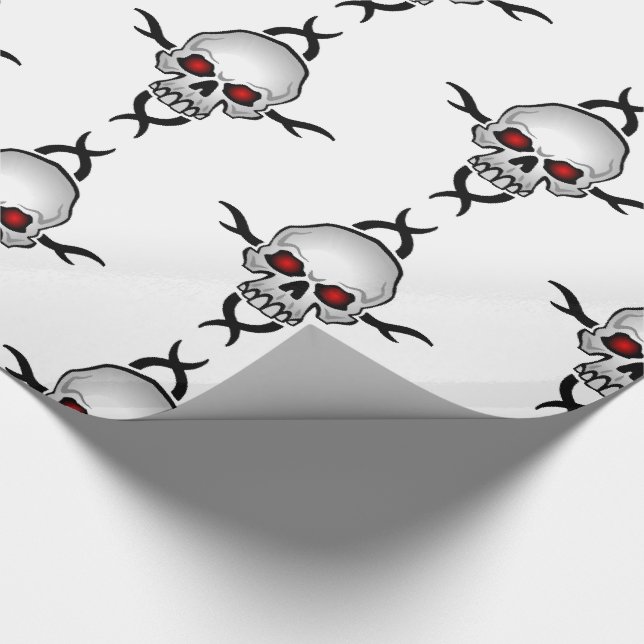 Papel de embrulho Caveiras (Ponta)