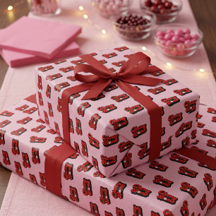 Papel de embrulho Cherry Bomb