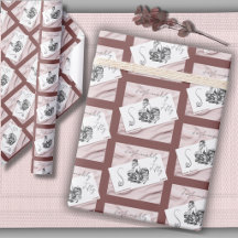 Papel de embrulho Chic Couture Fashionably Fifty