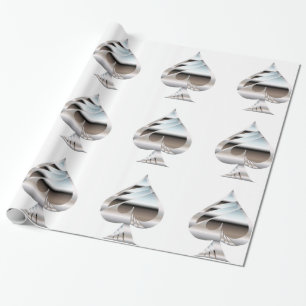 Papel de embrulho Chrome Spades