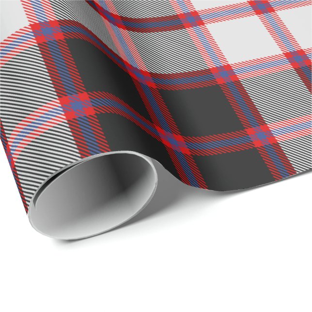 Papel de embrulho Clan MacPherson Hunting Tartan (Ponta do rolo)