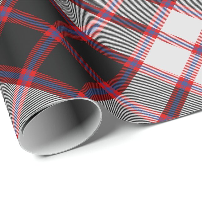 Papel de embrulho Clan MacPherson Hunting Tartan (Ponta do rolo)