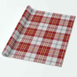Papel de embrulho Clan MacPherson Red Dress Tartan