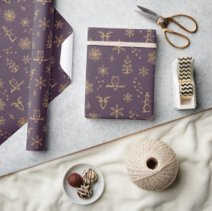 Papel de Embrulho Coisas de Inverno - Fig + Fawn