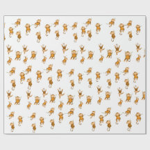 Papel de Embrulho Coisas de Macaco