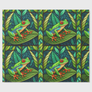 Papel de embrulho colorido com um padrão 