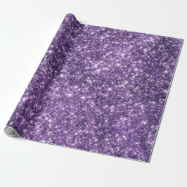 Papel de embrulho com brilho roxo
