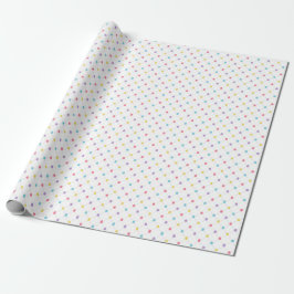 Papel de embrulho com grade de ovos de Páscoa past