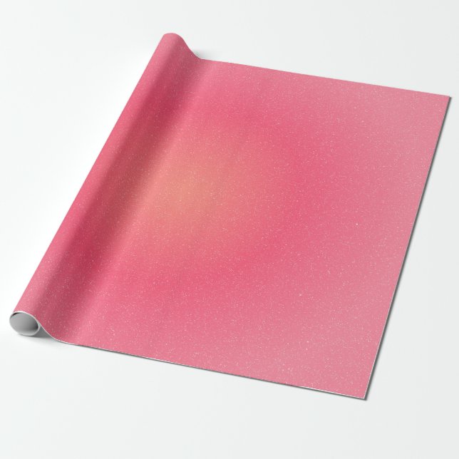 Papel de Embrulho com Gradiente Rosa Elegante (Desenrolado)
