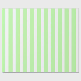 Papel de embrulho com listras verticais verde ment