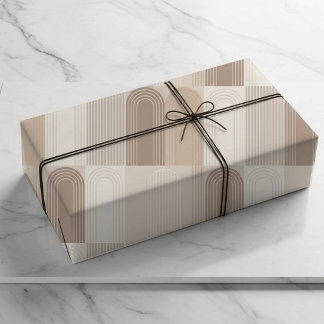 Papel de embrulho com Motivos de Arco Neutro