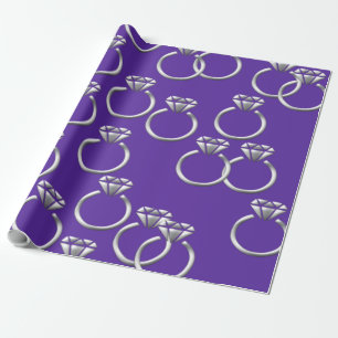 Papel de embrulho com padrão de anel