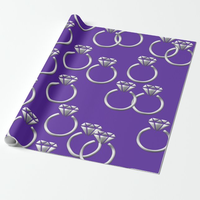 Papel de embrulho com padrão de anel (Desenrolado)