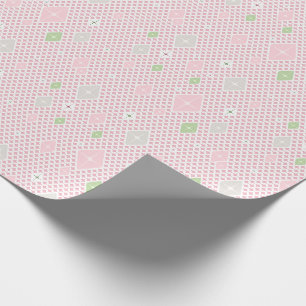 Papel de embrulho com padrão de estrela de cristal