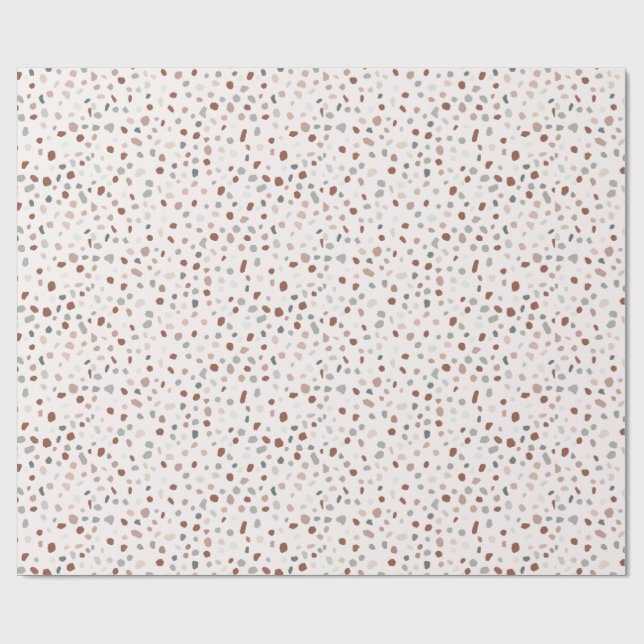 Papel de embrulho com padrão de Terrazzo - Terrazz (Aberto)