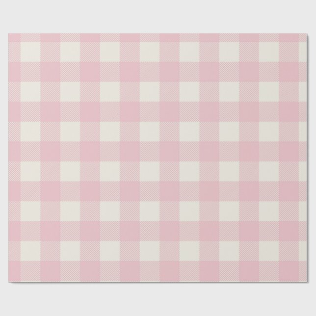 Papel de embrulho com padrão texturizado rosa doce (Aberto)