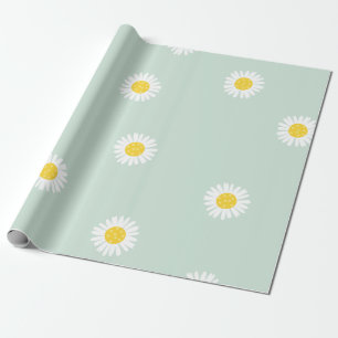 Papel de embrulho com textura de crisântemo