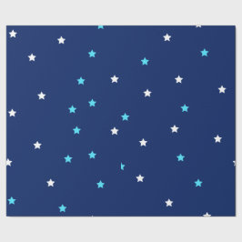 Papel de embrulho com textura de estrela