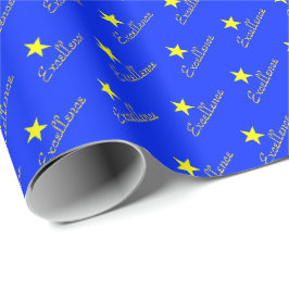 Papel de Embrulho Congratulatório Excellence Star